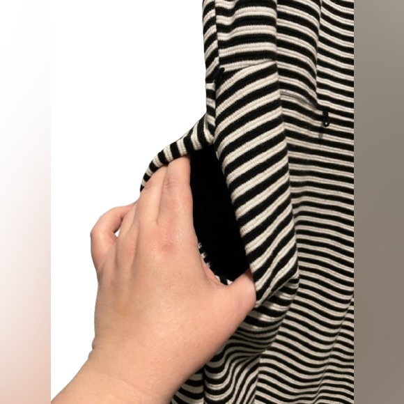 Merona Black & White Striped Dress w/ pockets - Target Size XL - Picture 2 of 9